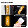 AAAYS1 Car Door Diamond Reflective Sticker Body Side Anti-collision Protection Stickers For Opel Insignia Corsa Zafira Mokka Grandland