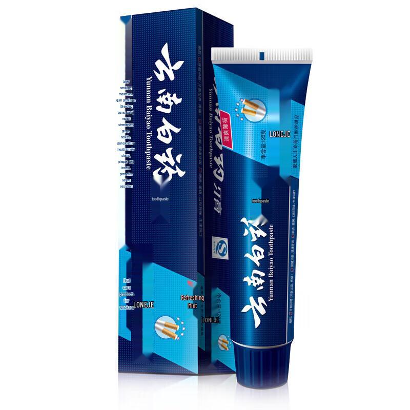 Yunnan Baiyao Lang Jian Refreshing Mint Toothpaste 120g