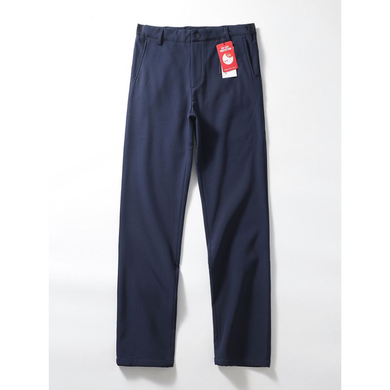 Men s Winter Thick Windproof Tactical Pants Outdoor Navy blue eur38