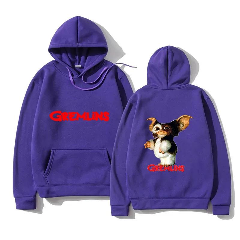 

2024 Чоловічі толстовки з капюшоном Gremlins Gizmo Kawaii Printed Pullover Чоловічий новий повсякденний одяг для відпочинку спортивний одяг Жіноча модна толстовка M