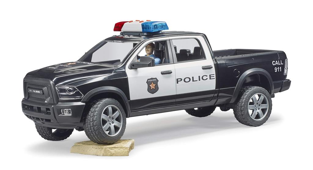 Bruder RAM Power Wagon Police Car (with figure) BR02505