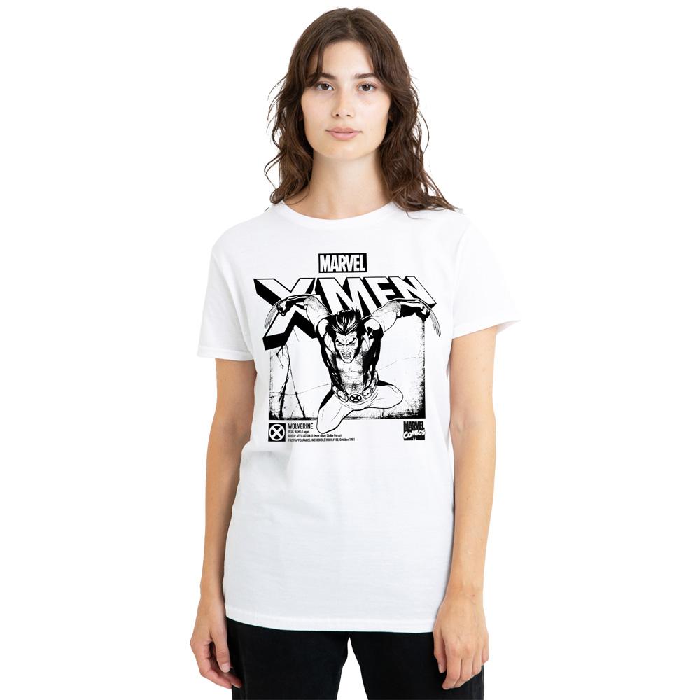 X-Men Womens/Ladies Wolverine Jump T-Shirt