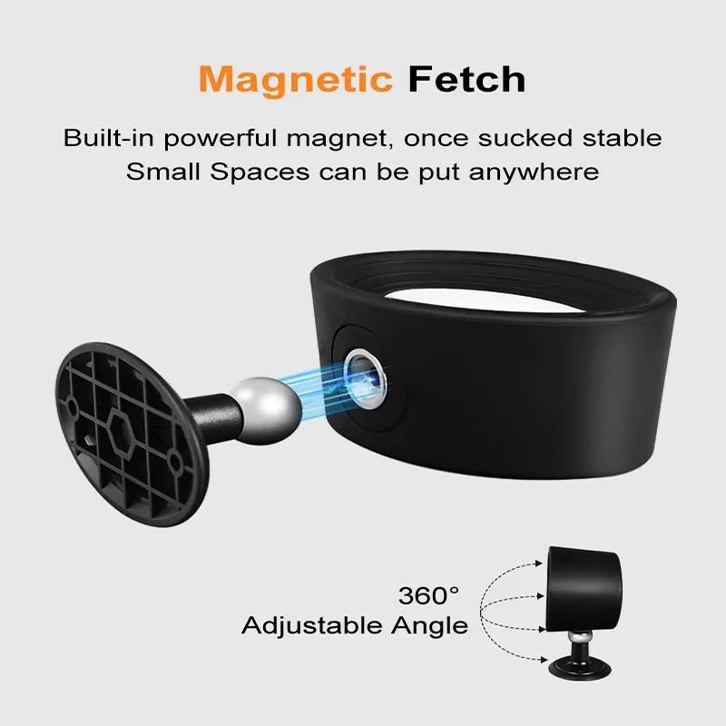 Led Wall Lamp Touch Control Remote 360 Rotatable USB Recharge Wireless Portable Night Light For Bedroom Reading Lamp