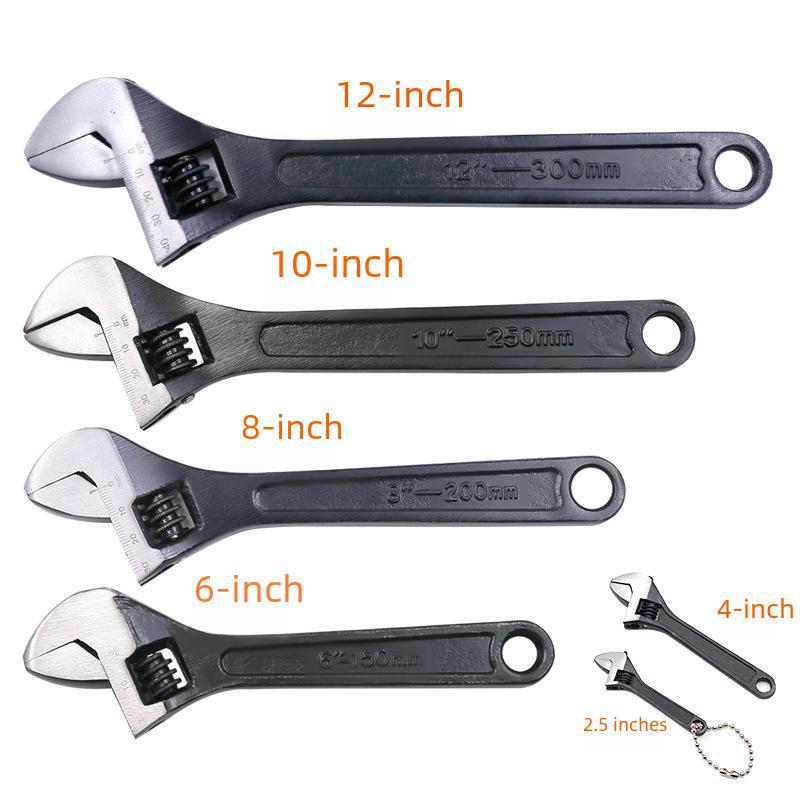 Adjustable All-Steel Quick Wrench: 2.5" to 15" Large Opening