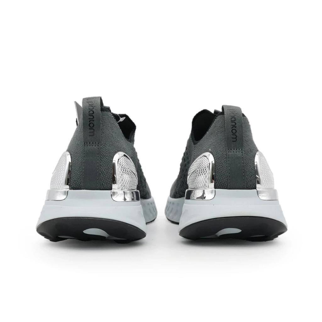 CJ0277-006 Nike REACT PHANTOM RUN FK 2 IRON GREY METALLIC SILVER BLACK (Men's)