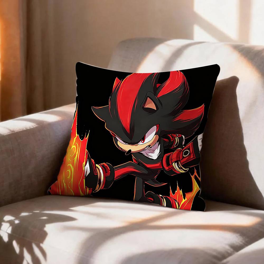 COOL SShadows SSonics Hedgehog Pillow Case Pattern Printed Pillowcase For Living Room Sofa Cushion Cover