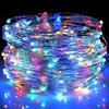 Solar String Lights Solar Fairy Lights 8 Modes Waterproof Solar Christmas Lights for Outdoor Patio Yard Trees Decor Multi-Color