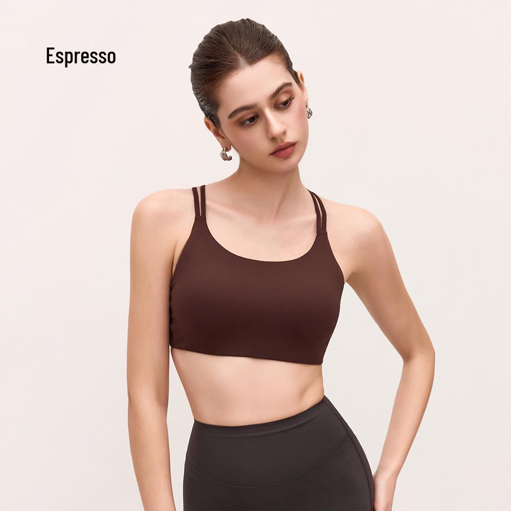 Women's Nude Feel Push-Up Sports Bra - Tight, Slimming, High-End Yoga Underwear