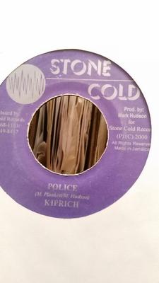 7inch Record KIPRICH / MEGA BANTON - Police / Fat Gal Slim Gal NONE Stone Cold 2000 Jamaica Reggae, Ska & Dub Used