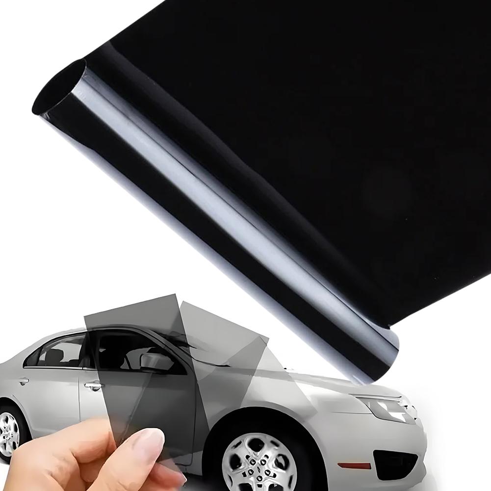 1 Roll Car Window Tint Film 1/5/15/25/35/50 Percent Black Car Window Foils Tinting Film Glass Summer UV Protector Sticker Films