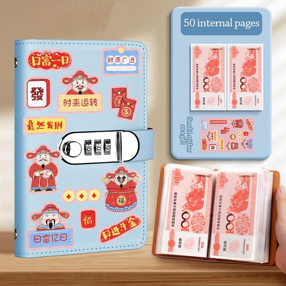 

Стань Багатим Міні Папка Челендж Заощаджень Бог Багатства Книга Челенджів Заощаджень Бюджетна Папка Пари небо синє кольору