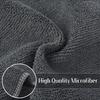 SINLAND Microfiber Cleaning Cloths, Commercial Towels for Kitchen, Cleaning, and Car Washing, Absorbent and Quick-Drying, 12-Count, Gray