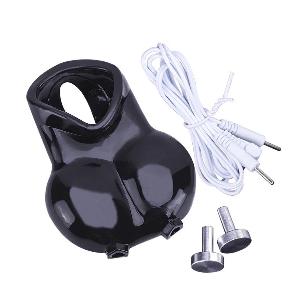 Strongest  Power Box,Electro Shock Pulse Anal Butt Plug Masturbator Electric Stimulate Penis Plug Cock Ring,Sex Tool For Men