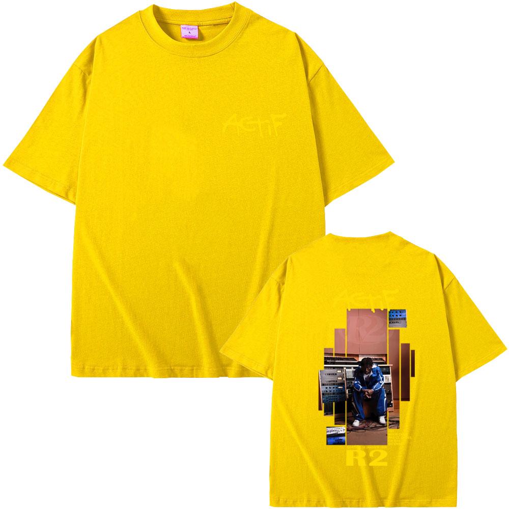 Hot Sale Rapper R2 Actif Album 2026 Tshirt Men Women Clothing Oversized Streetwear Male Fashion Vintage Short Sleeve T Shirts