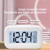 2pcs Alarm Clock Digital Clock Electronic With Backlight Snooze Calendar For Home Office Desktop Please Bring Your Own Battery