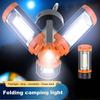 Folding Camping Light Rechargeable Camping Lantern Multifunctional Portable Camping Light Power Display for Adventure Fishing