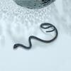 Snake Fashionable Black Earrings No Piercing Required Exquisite Long Jewelry Dangle
