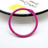 5/10pcs 30mm Colorful Metal Alloy Card Ring Key Binder Jump Ring DIY O Shape Keychain Keyring for Jewelry Making DIY Accessories