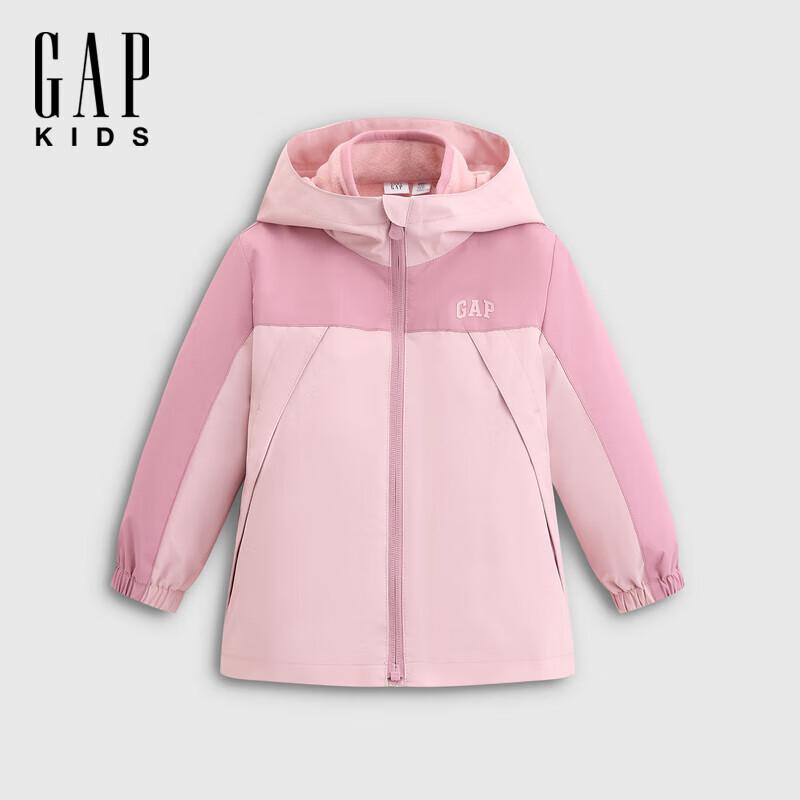 Gap Jaqueta 3 em 1 à Prova de Vento e Água com Logo para Meninas Pequenas