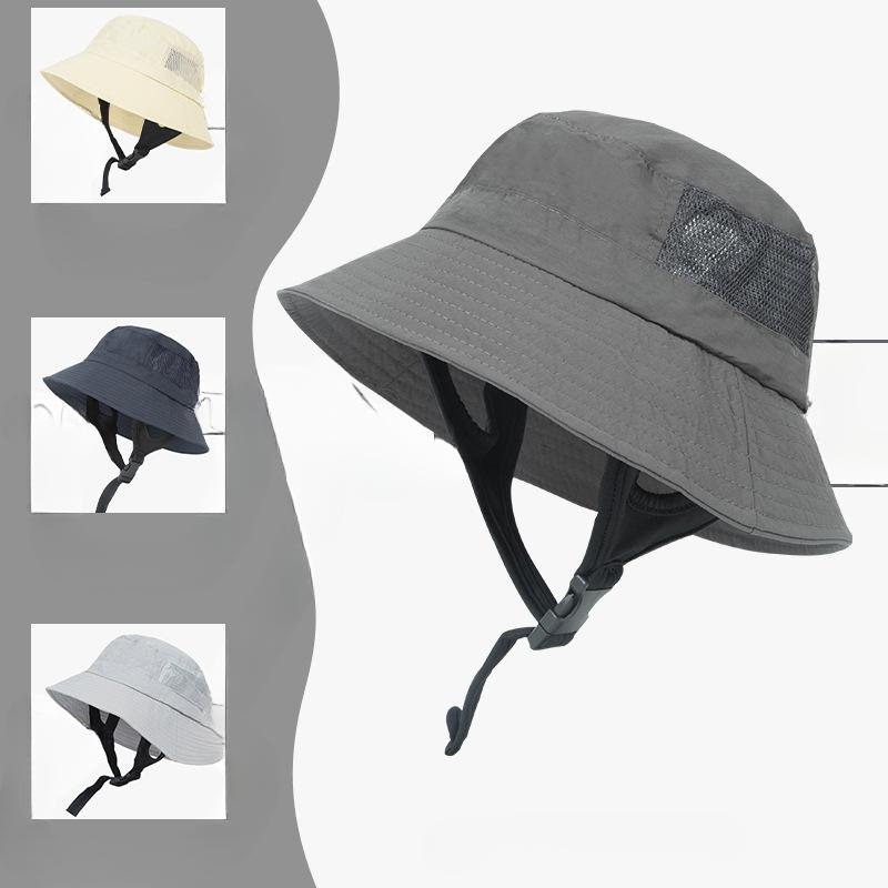 Outdoor Mountaineering Sun Hat UV Anti Pot Hat Men and Women Sun Hat Foldable Bag Fisherman Hat Quick Drying Waterproof