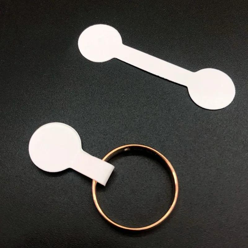 

100pcs Blank Paper Price Tags Stickers Jewelry Brand Labels Ring Necklace Display Card Packaging Self-Sticker Hangtag Wholesale