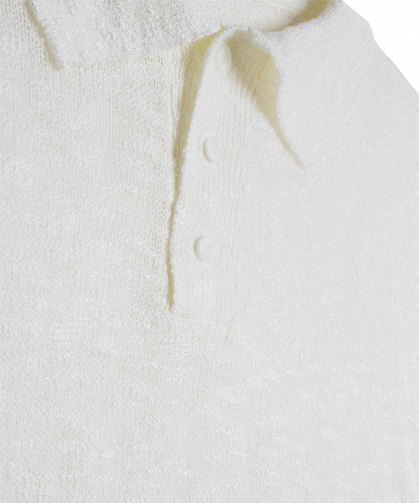 NODU Cool Summer Collar Slub Knit [Ivory]