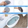 Tub Stopper 4 Pack, 6 inches Large Silicone Drain Plug Bathtub Drain Stopper Flat Suction Cover, Universal Flat Suction Shower Kitchen Cover,