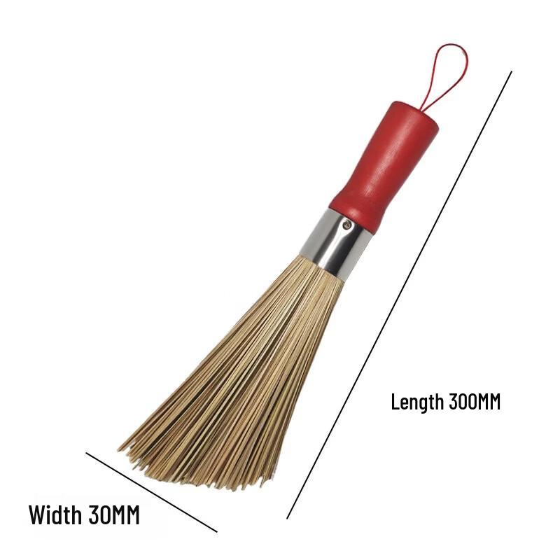 Bamboo Pot Scrubber Brush Set
