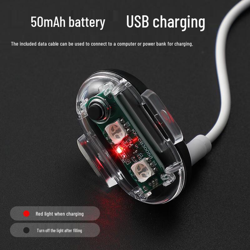 Li Shi Mini USB Rechargeable Bicycle Tail Light