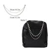 Hot Multi-layer Silver Metal Bag Chains Fashion DIY Shoulder Bag Chain Straps Replacement Women Jeans Chain With Lobster Buckle