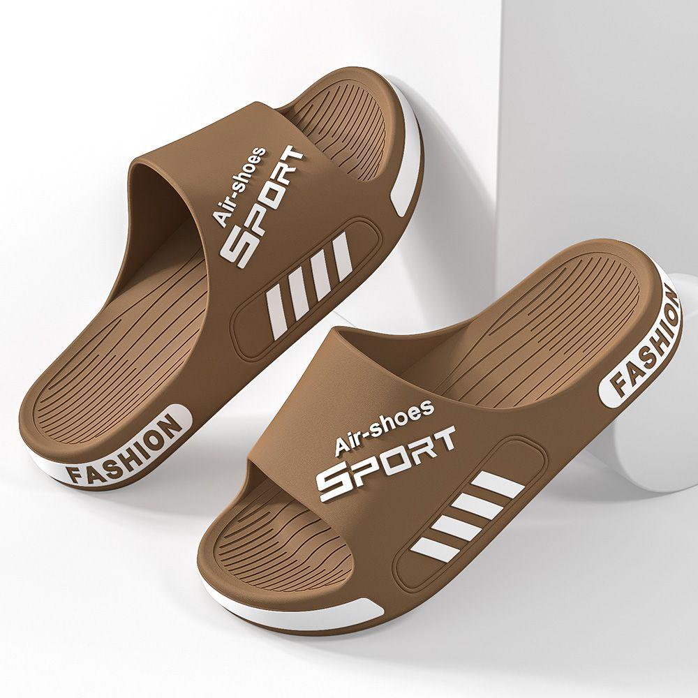 Fashion Men's Home Slippers No Smelly Feet Sandals Outer Wear Trend Slippers House Man New 2025 Thick Bottom Super Soft Male Toilet