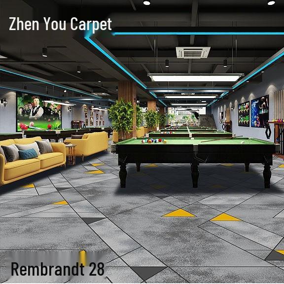 Fire-Resistant, Durable, Colorfast Billiard Room Nylon Carpet 650g Nylon loop pile 650g, thickness approx. 6mm