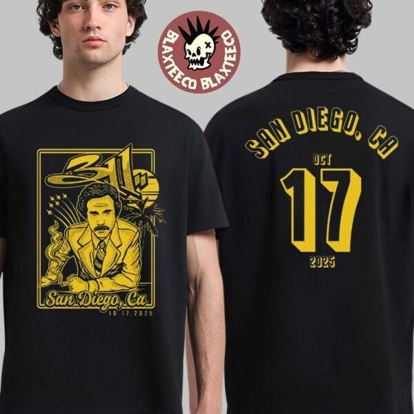 311 Band San Diego Bayfest 2025 Exclusive Tee In San Diego California TShirt Unisex T-Shirt M