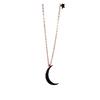 Black Star Moon Necklace Women Korean Style Moon Simple Temperament Chic Clavicle Chain Student Personality