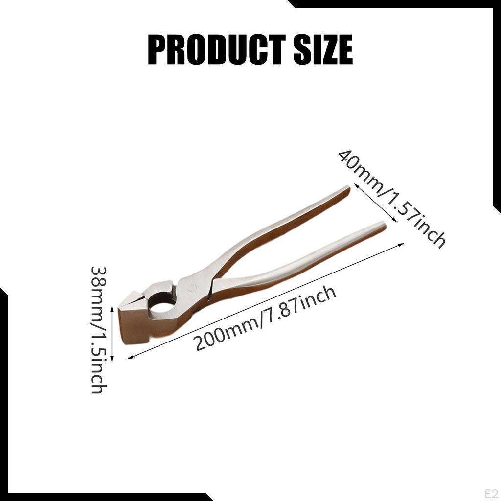 Skórzane Szczypce Płaskie Stały Zacisk Narzędzie Ręczne Materiały do Wyrobu Oszczędzające Pracę Szczypce do