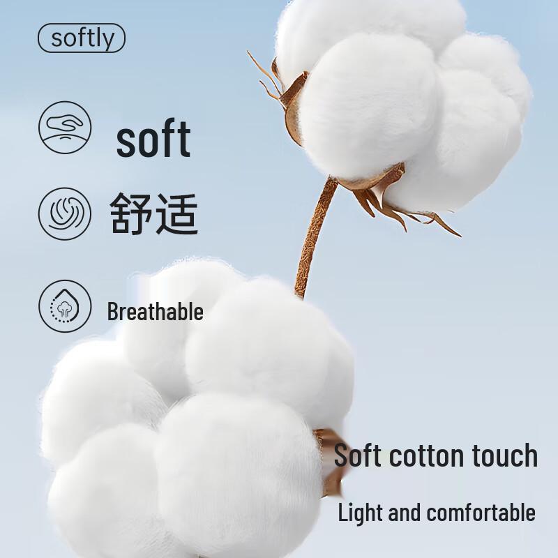 LANGSHA Men's Loose Cotton Boxer Briefs 3-Pack