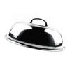 Pot Cover Household Stainless Steel Stir Fry Steaming Cooking Lid Multifunctional Circular 40cm