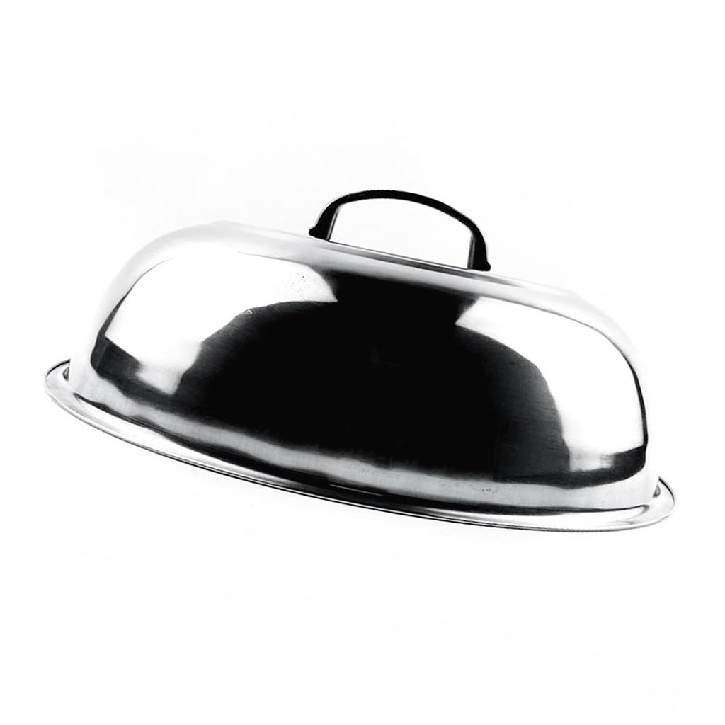 Pot Cover Household Stainless Steel Stir Fry Steaming Cooking Lid Multifunctional Circular 40cm