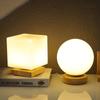 Postmodern Minimalist Glass Sphere Table Lamp - Warm Light for Bedroom or Bedside