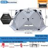 Winter Fishing Tent: Thickened, Cold-Proof, Windproof, Cotton Insulated for Outdoor Camping.