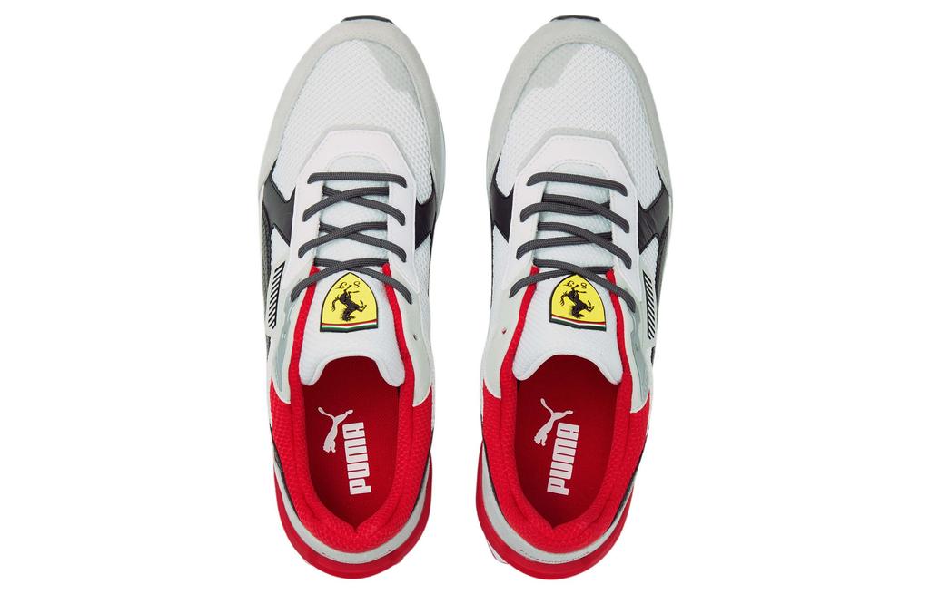 Men's Sneakers Scuderia Ferrari x Puma Low Racer 'White Black Rosso Corsa'