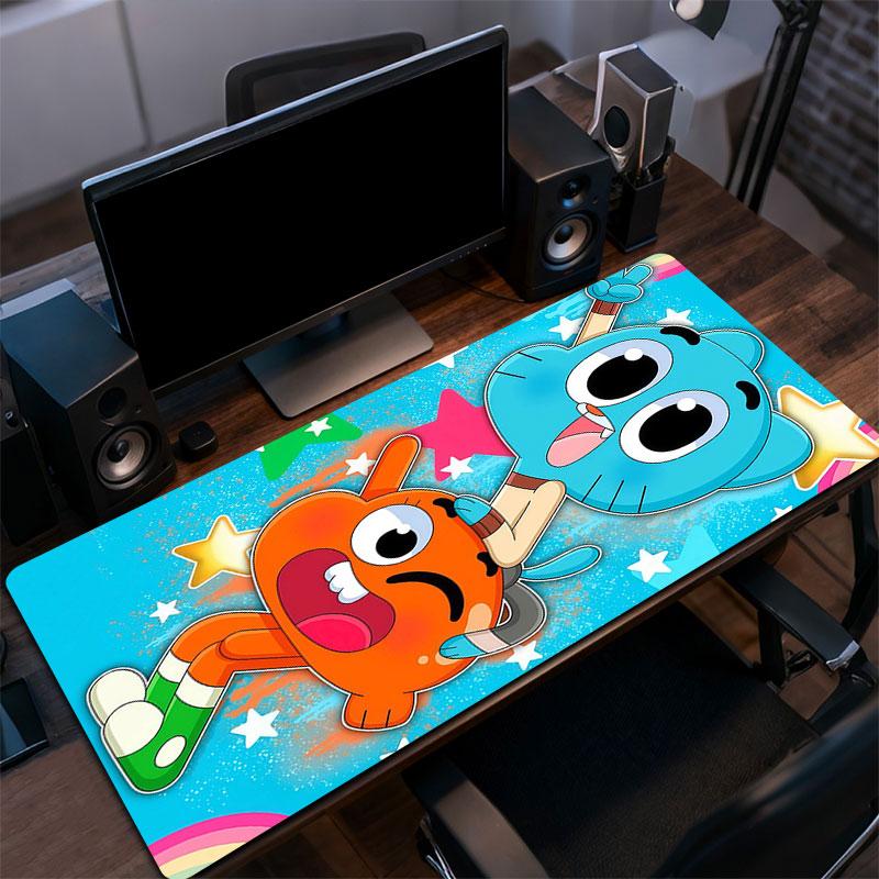 Darwin Gumball Mouse Pad, Large Gaming Desk Mat, Non-slip XXL Mousepad for Laptop & Tablet, Mini PC Playmat with Stitched Edges