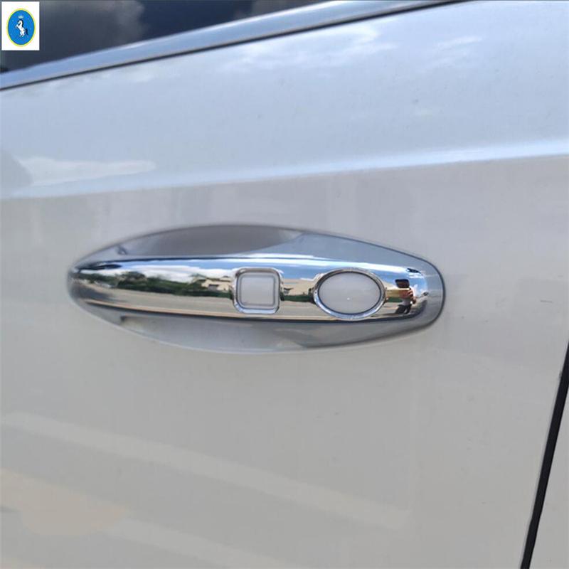 For Haval Jolion - 2024 Chrome Car Side Door Pull Doorknob Handle Catch Bowl Protection Decor Cap Cover Trim Accessories