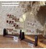Wind Style Walnut Wood Nail Art Color Palette & Display Board for Gel Polish Sample Nails