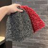 New Versatile Color Dopamine Design Hollow Knitted Hat Women's Summer Thin Breathable Face Small Baotou Hat