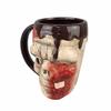Tasse à café en céramique d'Halloween Crâne à un œil Tasse à thé Fantôme Pirate Mug