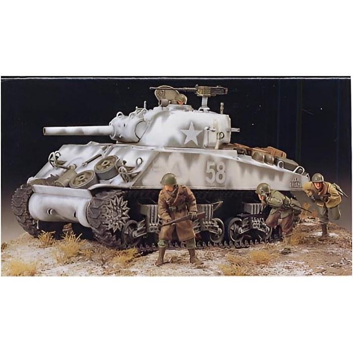 Tamiya 1/35 Military Miniature Series No.251 US Army M4A3 Sherman 105mm Howitzer-Equipped Assault Tank Plastic Model 35251 (16.66 x 7.47 x