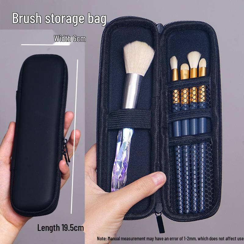 

Portable Makeup Brush & Eyebrow Pencil Organizer Case