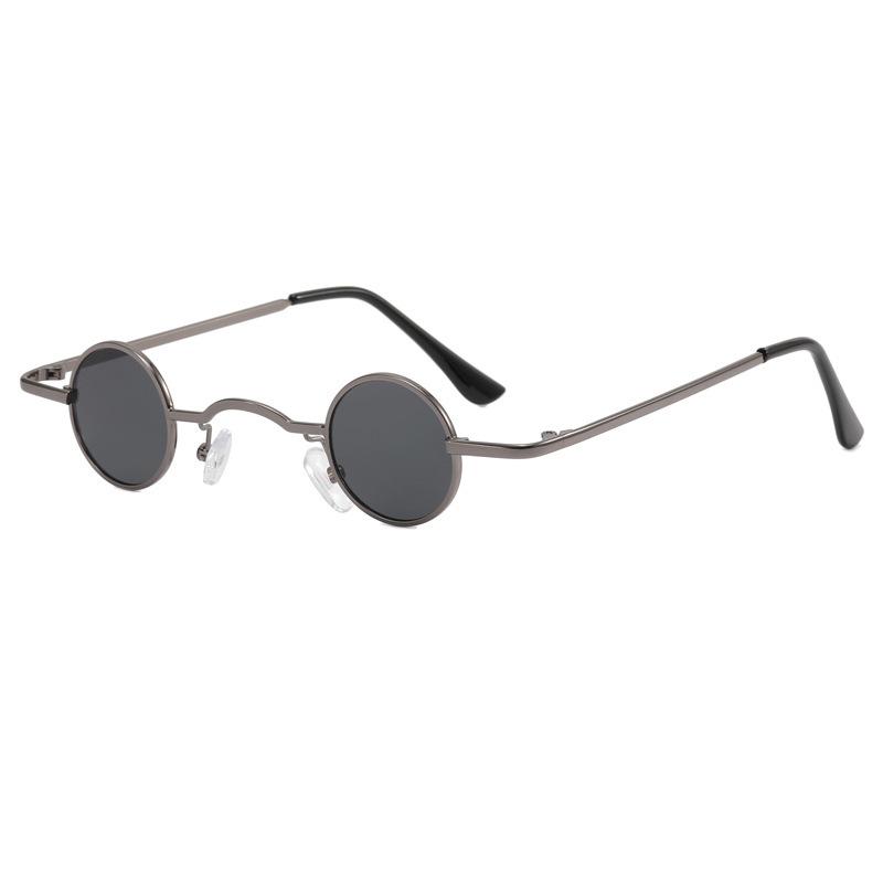 Retro Round Sunglasses, Colorful Trendy Round Frame Glasses, Colored Lens Prince Glasses