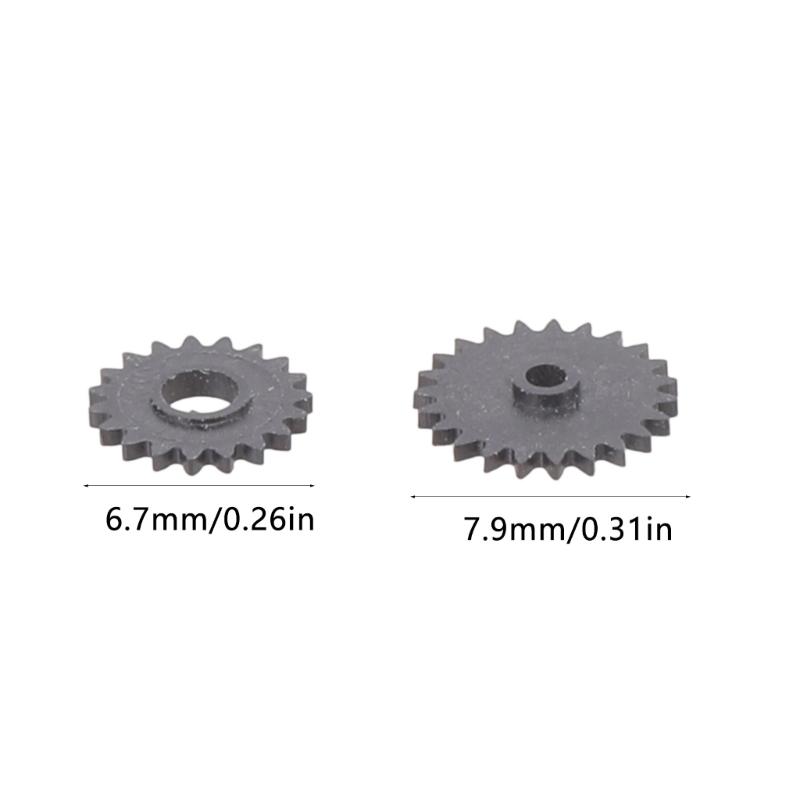 Cassette Player Gear Repair Kit for WM F501 F503 Fix Jamming and Slipping Issues with 19 and 23 Tooth Replacement